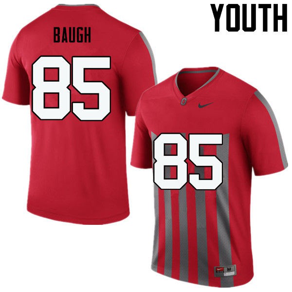 Ohio State Buckeyes #85 Marcus Baugh Youth Official Jersey Throwback OSU46880